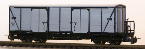 Ferro Train 821-601 - Austrian SLB Bicycle transporter G/s 601grey/black